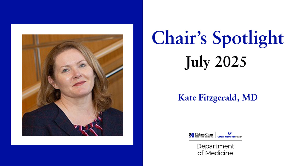 Chair's Spotlight, July 2025, Kate Fitzgerald, PhD, image of Kate Fitzgerald