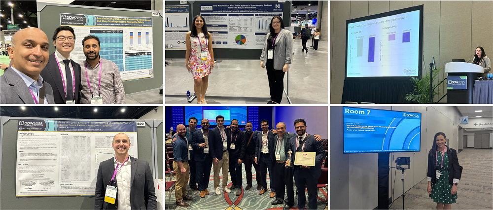 Photo collage of images from Digestive Disease Week