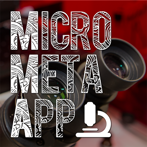  This is the logo for the Micro-Meta App 