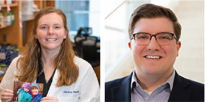 Left to right: Jessica Peura and Dr. Jason Pitarresi