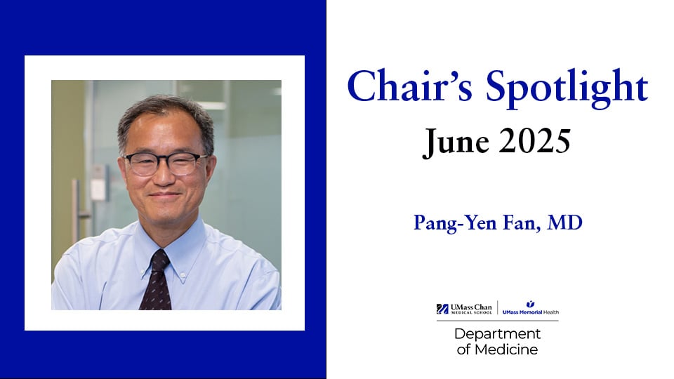 Chair's Spotlight, June 2024, image of Pang-Fen Fan, MD