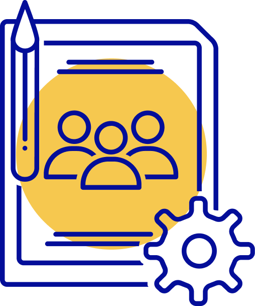 clipboard and beaker icon