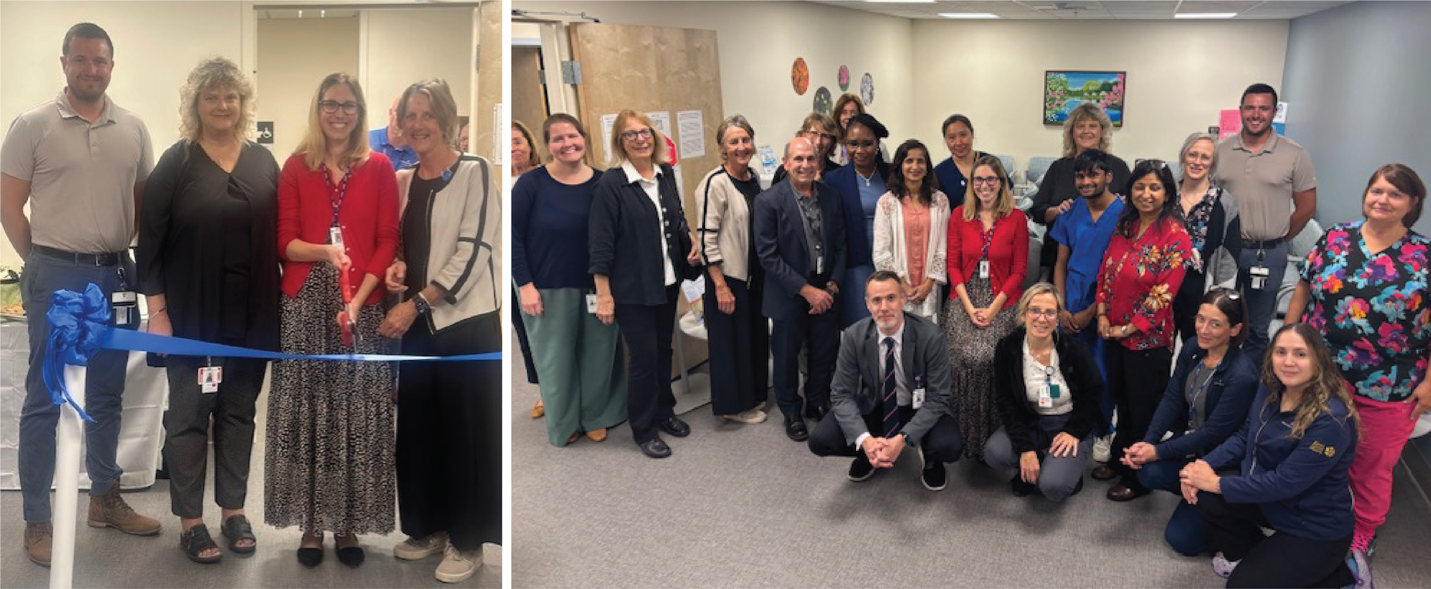 Photos from the Geriatric Medicine clinic ribbon cutting