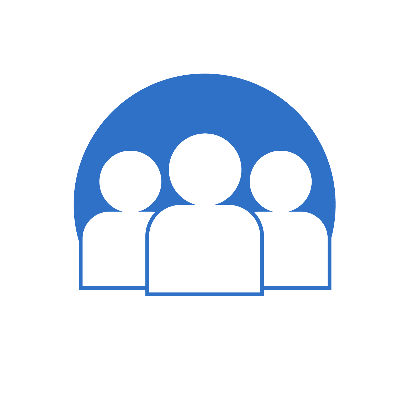 Image of three silhouettes