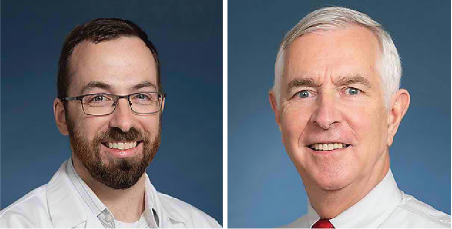 Left to right: Drs. Kenneth Ralto and John Mark Madison