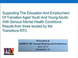 Supporting the Education and Employment of TAY Supporting the Education and Employment of TAY