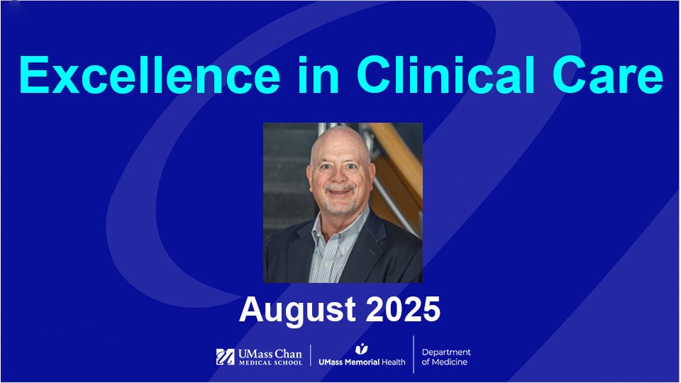  Excellence in Clinical Care, August 2025, image of Richard Forster, MD