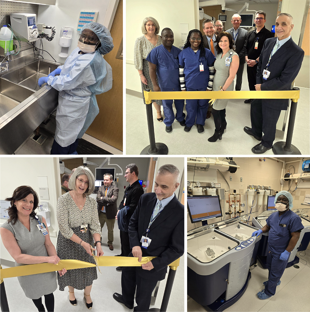 Images of the ribbon cutting for the new Gastroenterology expansion