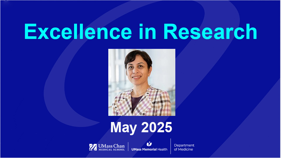  Excellence in Research, May 2025, Vandana Nagpal