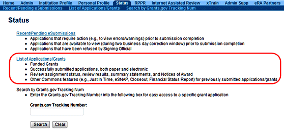 eApplication Step 1 eApplication