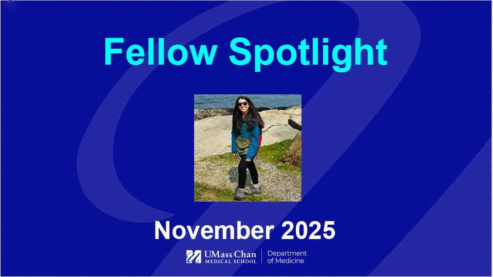  Fellow Spotlight, November 2025, picture of Nawal Aamir, MD