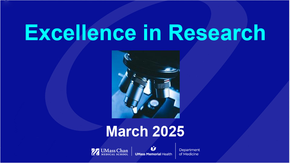  Excellence in Research, March 2025, image of a microscope