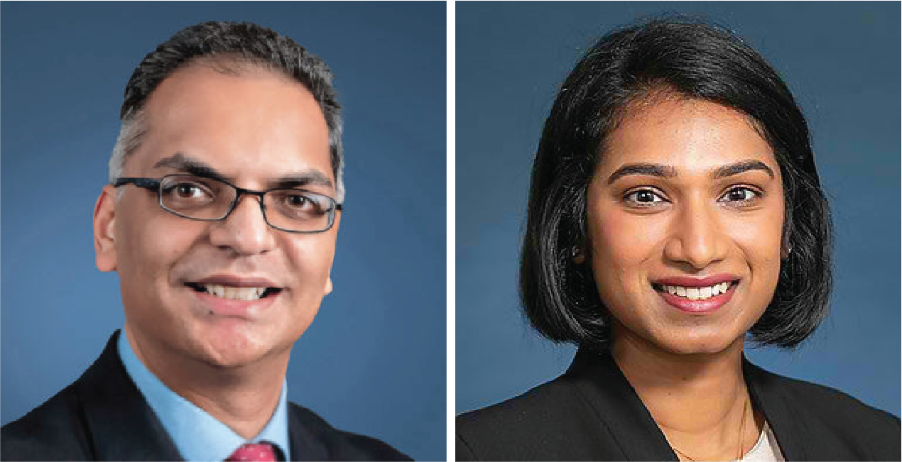 Left to right: Drs. Anil Chandraker Dheera Reddy