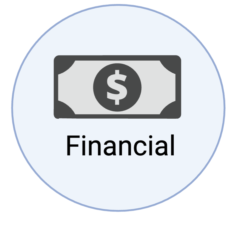 Cartoon showing money