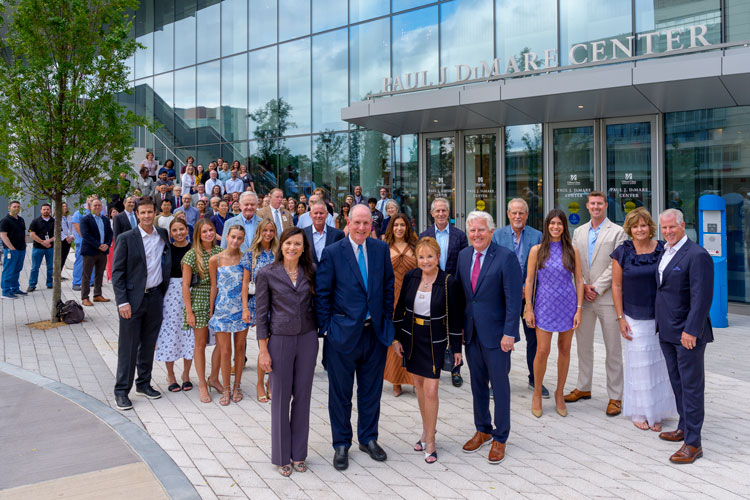 The Paul J. DiMare Center renaming ceremony on July 9, 2025