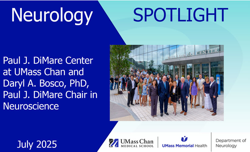 Daryl A. Bosco, PhD, Paul J. DiMare Chair in Neuroscience