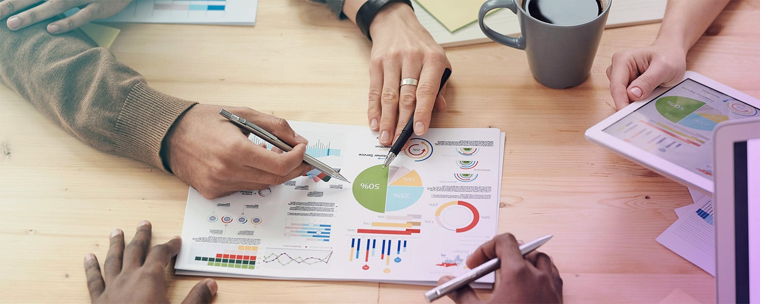 People analyzing data