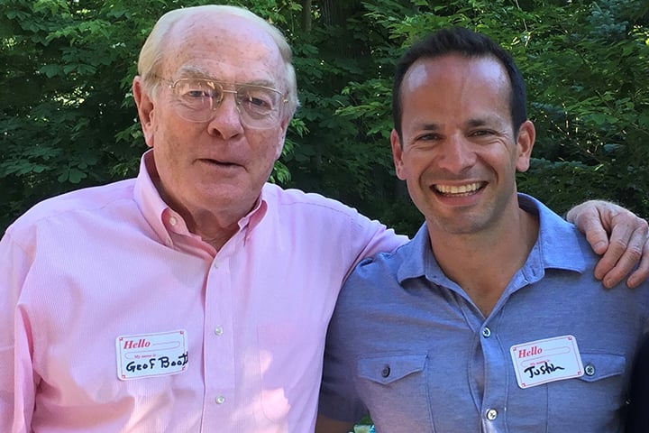 Geof Booth and Justin Maykel, MD