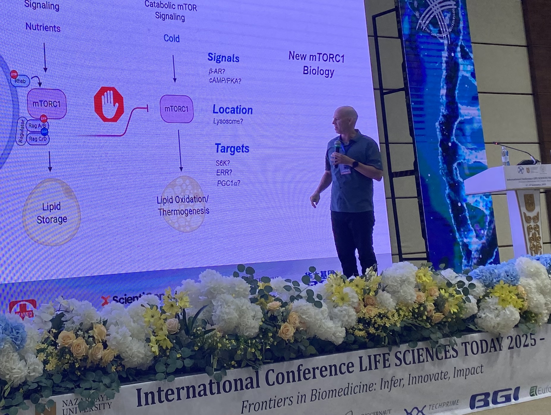 David Guertin giving a talk