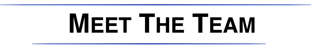 Meet the team banner text