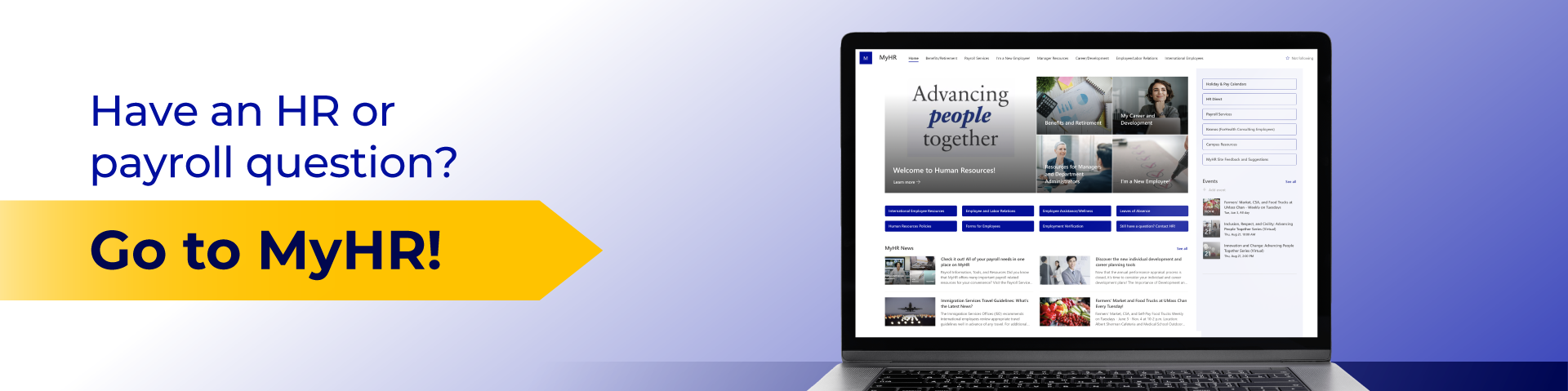 MyHR graphic with link