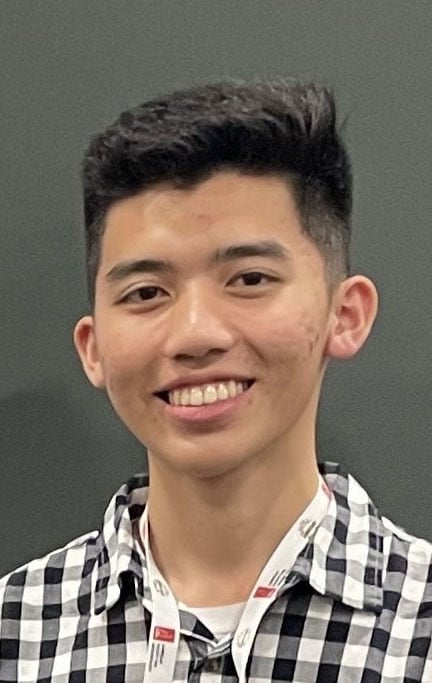 Jackson Nguyen, undergraduate intern in Bosco Lab