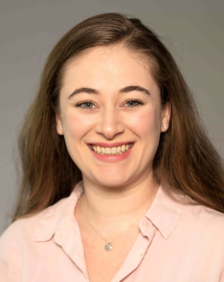 Female medical resident smiling
