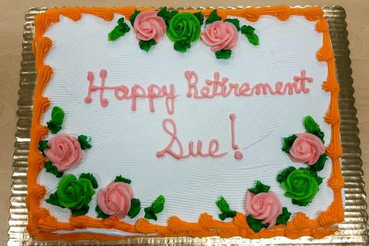 Sue MacMaster, MD - Retirement Cake Sue MacMaster, MD - Retirement Cake