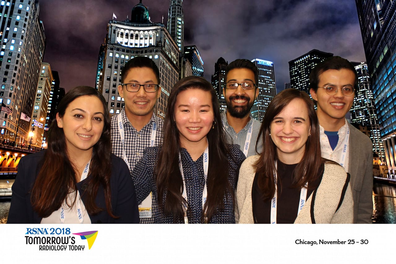 Joelle Wazen, MD with ITAR participants RSNA 2018 Joelle Wazen, MD with ITAR participants RSNA 2018