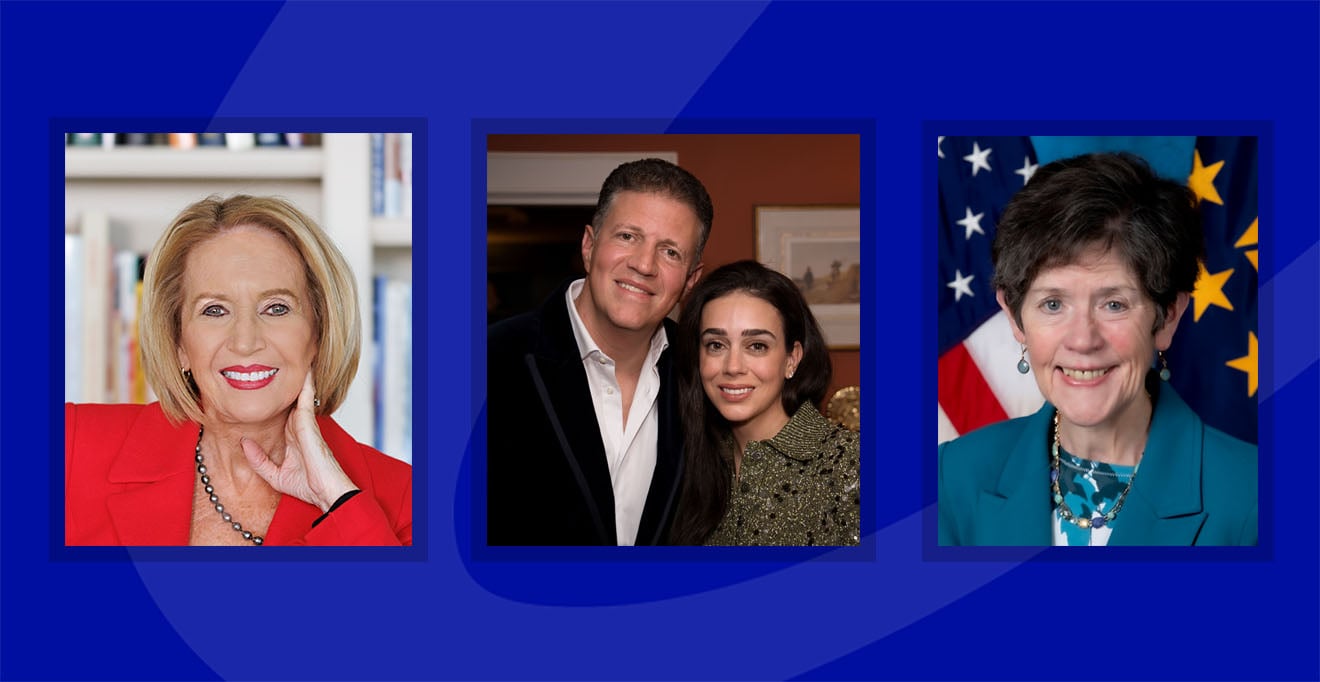 Marcia McNutt, PhD, Majid Jafar and Lynn Barghout Jafar, and Carolyn Clancy, MD&rsquo;79