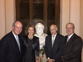 Chancellor szabo finberg dean at ceremony
