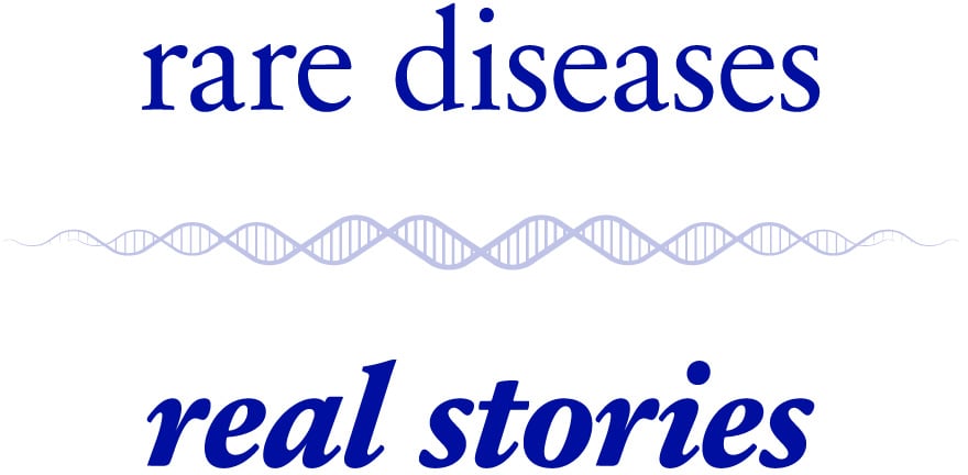 Rare diseases, real stories logo