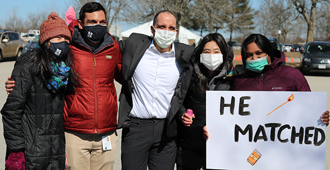 Drive-in Match Day a unique occasion for soon-to-be UMass Medical School grads