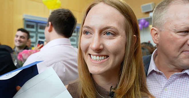 Video: Passionate about pediatrics, Kendall Burdick matches at Boston Children’s