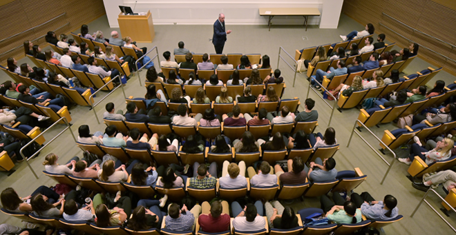 ‘You all belong here’ members of largest med school class are told at orientation