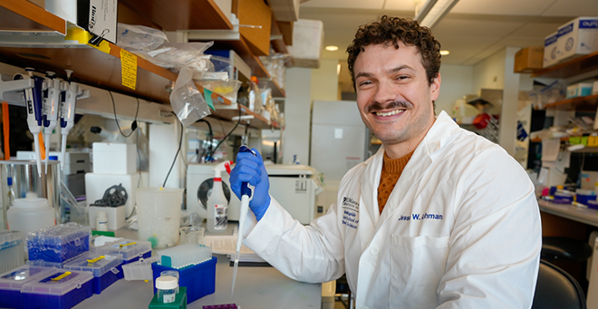 PhD candidate Jesse Lehman receives Kirschstein Award to study immunology
