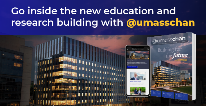 New issue of @umasschan magazine highlights forward-thinking design of new building