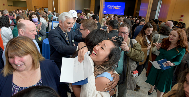 Simultaneous celebration at Match Day 2023