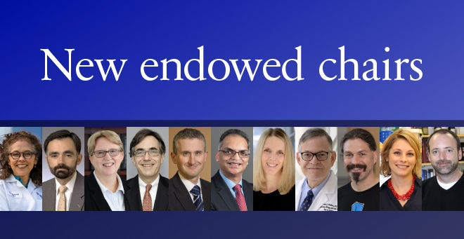 UMass Memorial Health gift, with matching funds from UMass Foundation, to fund five new endowed chairs at UMass Chan