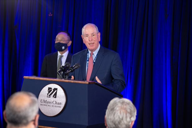 Chancellor Michael F. Collins said the gift is unrestricted, “which is rare, and quite frankly a dream come true for a university.”