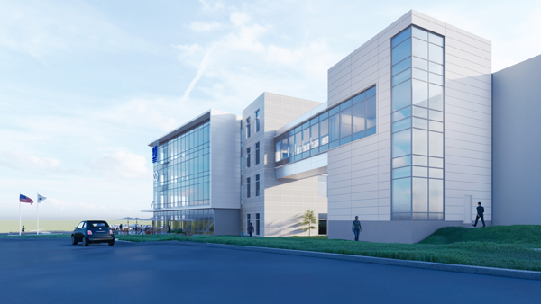 Render of VA building